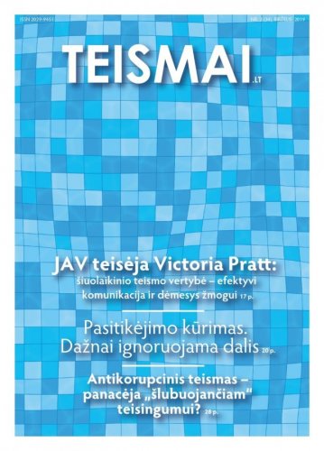 Kviečiame skaityti žurnalo TEISMAI.LT vasaros numerį!
