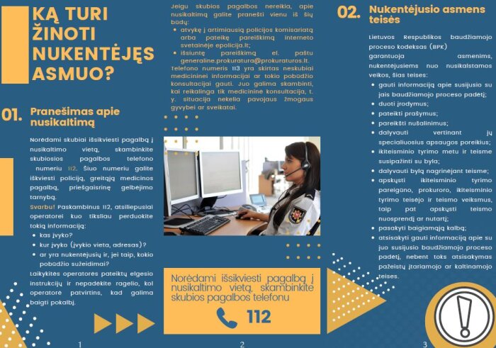Informacinis leidinys nukentėjusiems asmenims