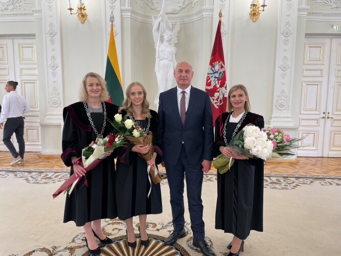 Tauragės apylinkės teisme darbą pradeda trys teisėjos