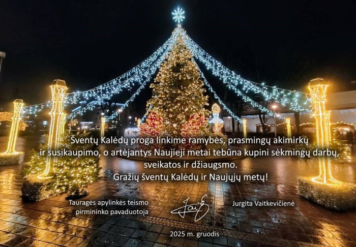 Sveikiname su artėjančiomis šventėmis!